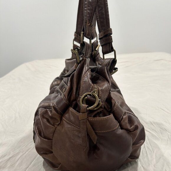 Urban Outfitters Faux Leather Duffle Shoulder Bag - Picture 4 of 9